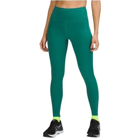 NWT Lululemon Swift Speed High Rise Tight 28” Teal Plus Size 20 - Picture 4 of 16